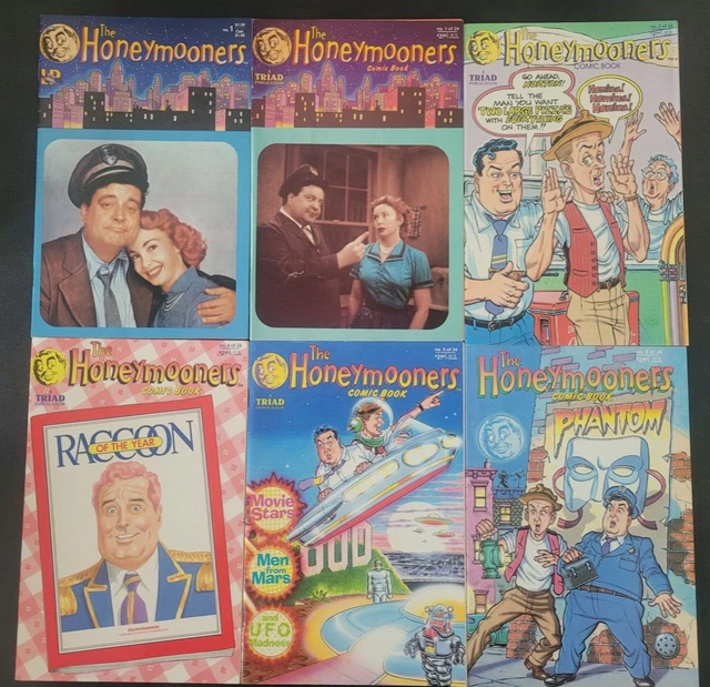 Honeymooners Lot Of 6 Issues (1986) Lodestone Publishing Comics Jackie Gleason!