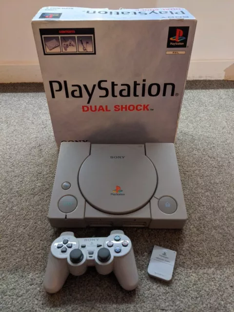 BOXED SONY PLAYSTATION 1 PS1 Console Grey 1 Controller SCPH- 5502 Region  Free EUR 74,89 - PicClick ES