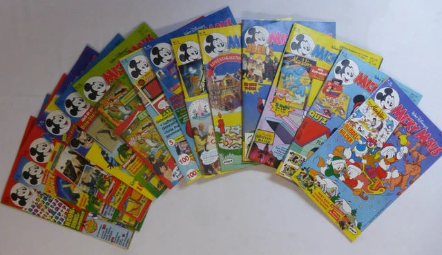 Micky Maus Hefte Jahrgang 1983 mit Bastel- und Innenteil 14  Hefte Lesespass Top