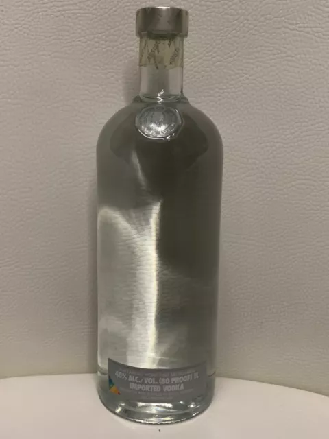 Absolut Vodka No Label NoLa 1L  with tag -  full & sealed