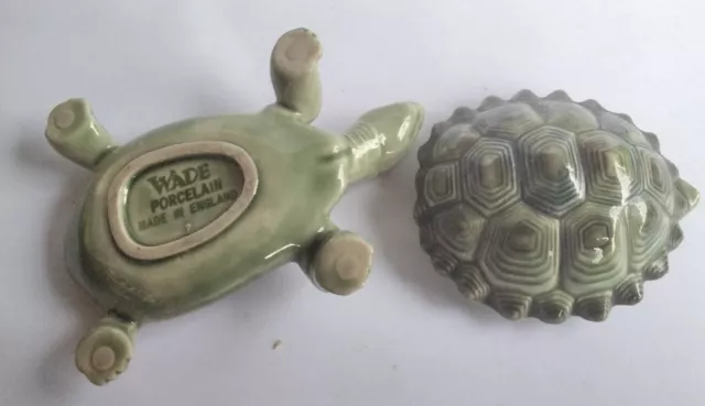 Green Wade Whimsie Tortoise Large 4" Burslem Stoke On Trent England