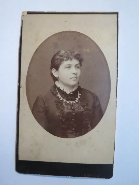 Donauwörth - donna in abito - ritratto / CDV