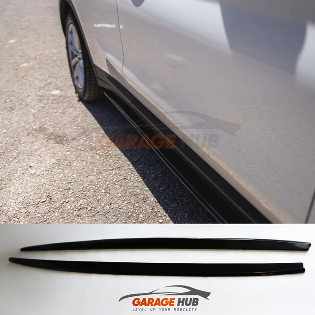 4 Protezioni Per Battitacco Auto Per BMW X1, X2, X3, X4, X5, X6, X7, In Fibra Di Carbonio, Antigraffio, Protezione Per Battitacco Della Portiera, Adesivo Decorativo, Colore: Nero
