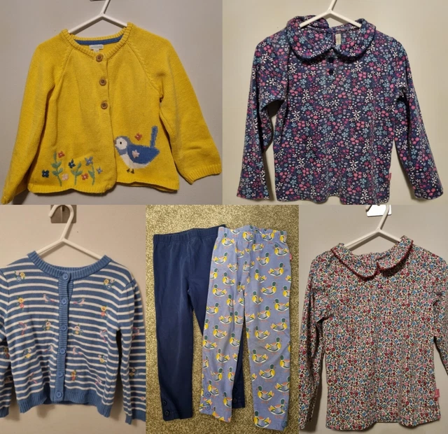 Jojo Maman Bebe Girls Bundle Age 2-3 years cardigan top collar leggings