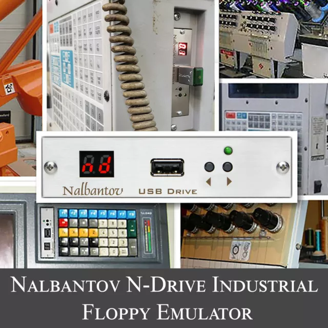 Nalbantov USB Floppy Disk Drive Emulator N-Drive Industrial for Agie EDM