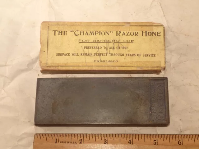 "Koken's Royal Blue" Sharpening Stone Hone 5-1/2" x 2" x 1/2" ("Champion"??)