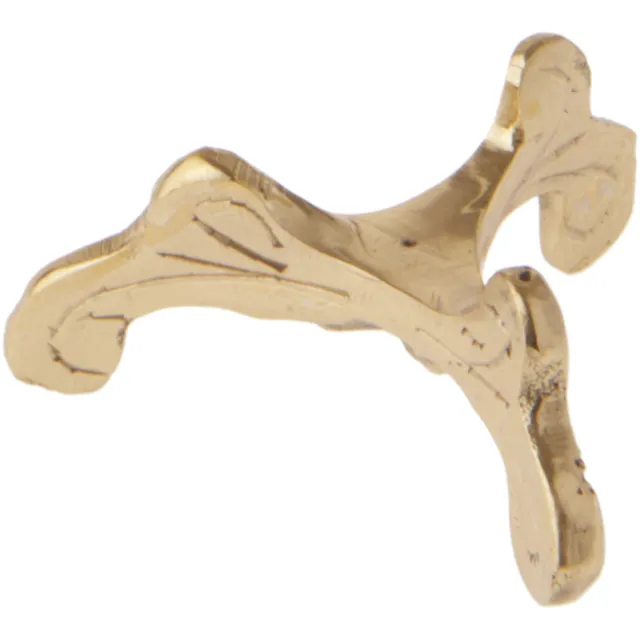 Bard's Brass Egg Stand/Holder, Small Scroll Leg, 0.625" Diameter, Pack of 12