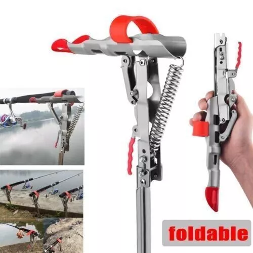 FISHING ROD HOLDER Extend Stretched Stand Carbon Fiber Telescopic Brackets  $13.40 - PicClick AU