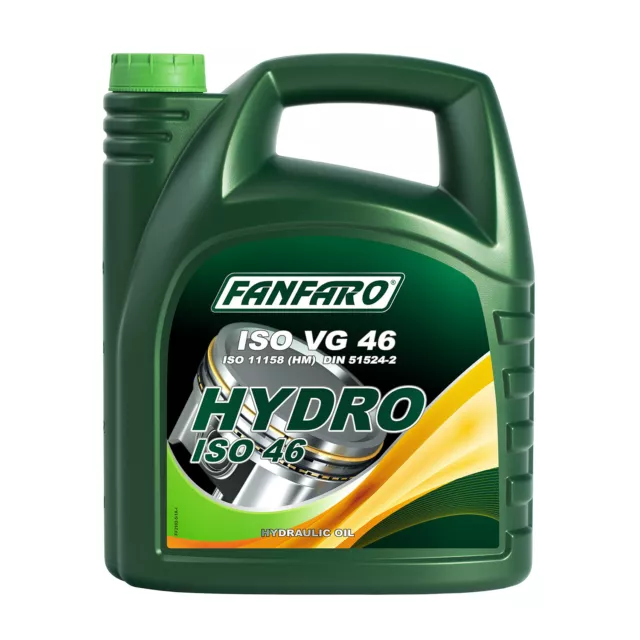 5 L 1x 5 Liter Fanfaro Central Hydrauliköl Hydro ISO 46 HLP 46 Industrie Öl