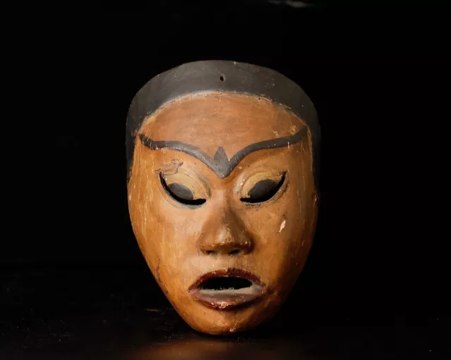 Indonesian  ceremonial performance Mask . 19th century  MM65