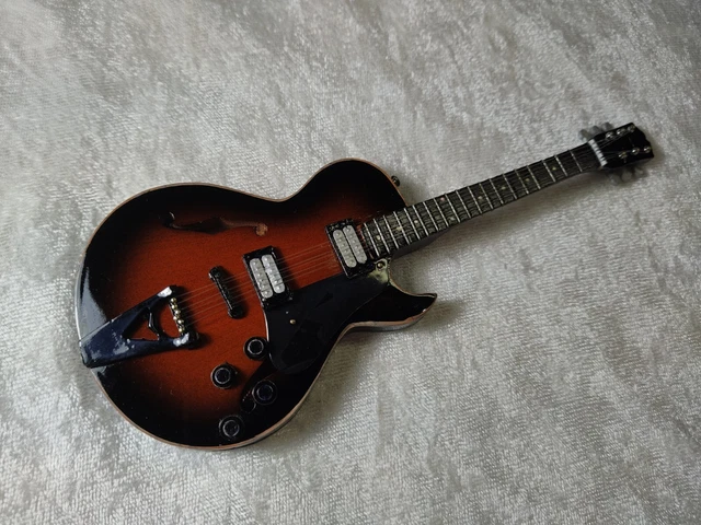 Axman Paul Stanley Miniature Guitar Replica - Music Gifts - Handmade Ornaments 1/4