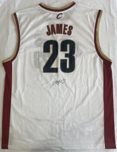 LeBron James Rare Authentic Hand Signed Autographed Cleveland Jersey with COA