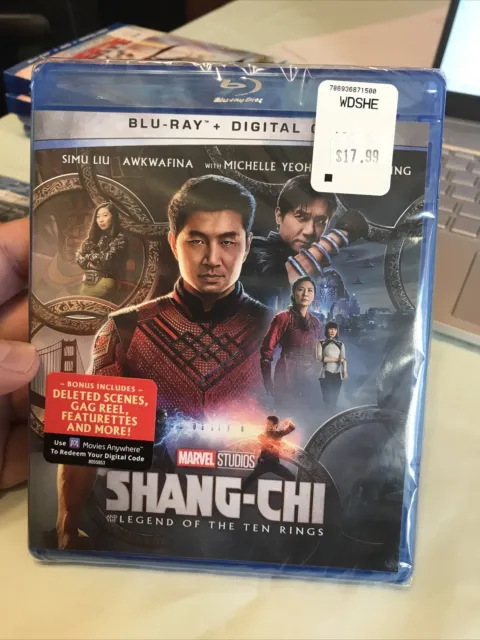 Shang-Chi and the Legend of the Ten Rings, Blu-Ray & Digital Code - New Sealed