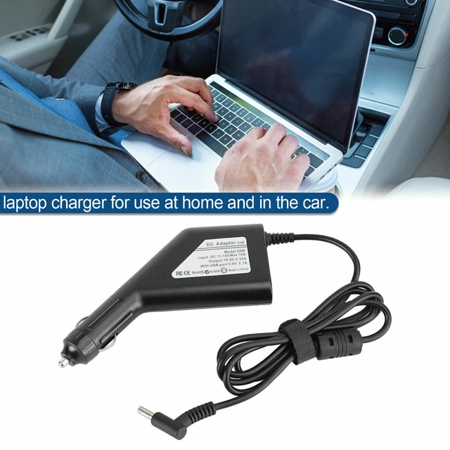 65W Car AC Adapter Power Charger For HP Laptop Notebook 4.5x3.0mm 19.5V 3.33A.