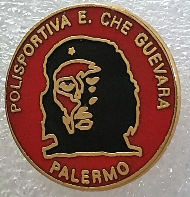 Distintivo calcio ⚽ E. CHE GUEVARA pin PALERMO spilla SICILIA badge SMALTO