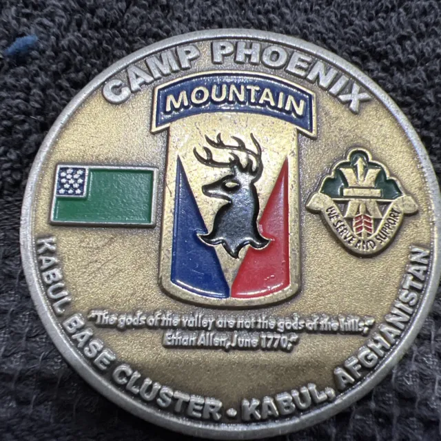 US MILITARY CAMP Phoenix Mountain Challenge Coin. Lot 252 $24.99 - PicClick