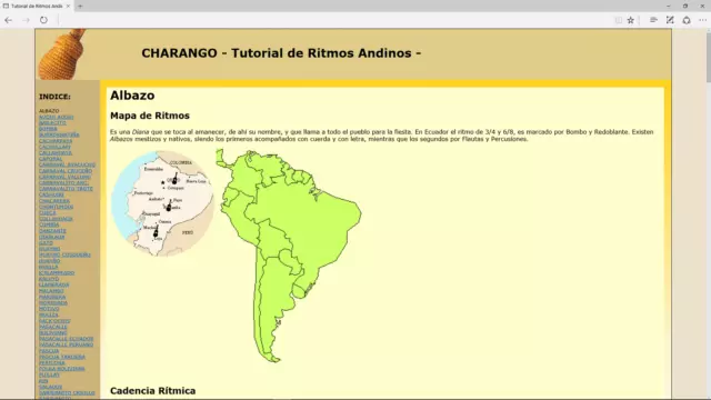 Tutorial Ritmos Andinos en Charango - Andean rhythms in Charango Clinic - DVDR 3