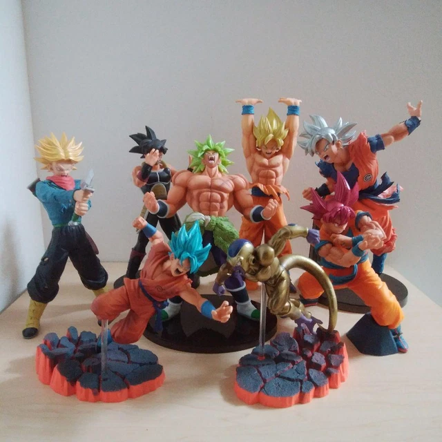 DRAGON BALL FIGURE Bardock,Frieza,Son Goku,Trunks&Broly 8piece set