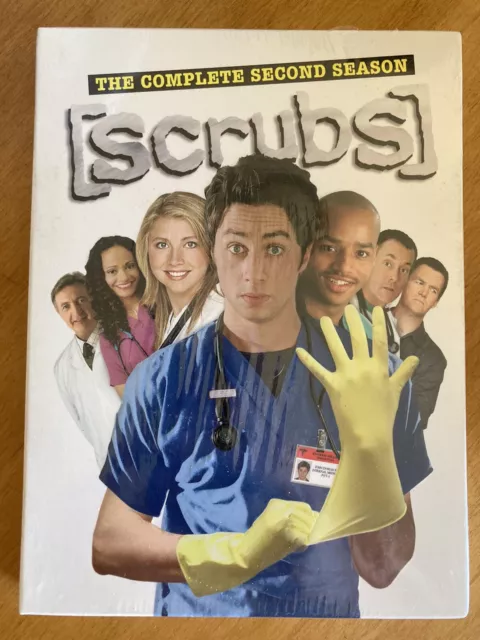 SCRUBS: THE COMPLETE Second Season (DVD, 2002) Sealed $9.00 - PicClick