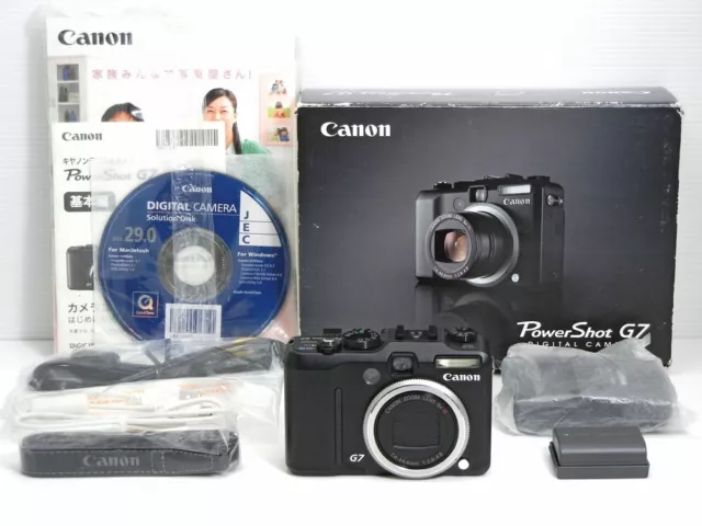 Canon PowerShot G7 10.0MP Digital Camera Compact w/t Box N.MINT from JAPAN