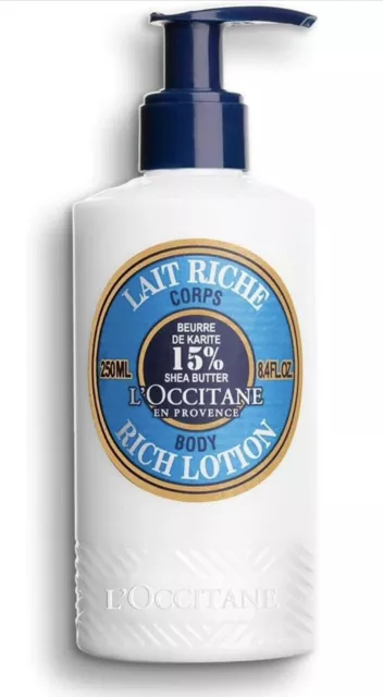 Shea Butter Rich Body Lotion by LOccitane for Unisex - 8.4oz Body Lotion New