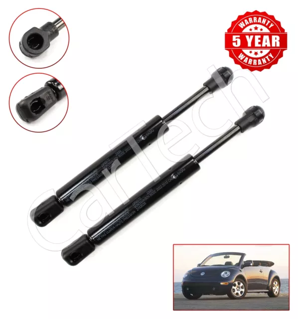 TAILGATE BOOT GAS Struts For Vw Beetle 2002–2010 Convertible