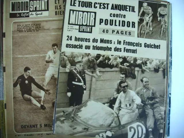 MIROIR SPRINT lot 6 revues 1961 1964