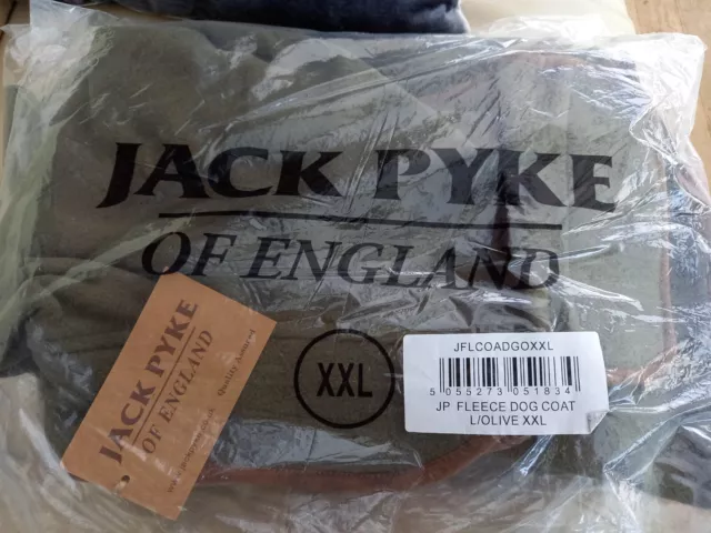 Jack Pyke Fleece Dog Coat Jacket olive - Walking/ Hunting/ Outdoors. XXL.