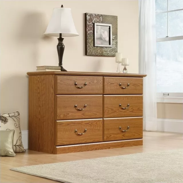 Sauder Orchard Hills Dresser in Carolina Oak finish