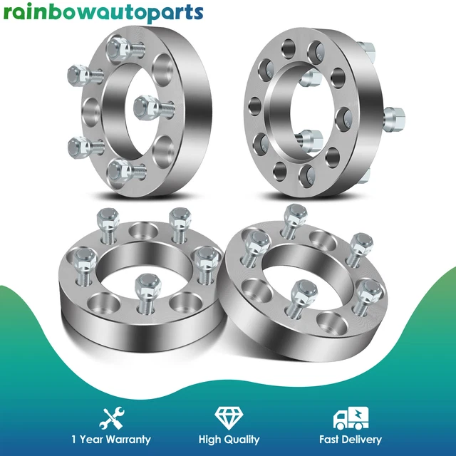 4PC 1.25" 5x4.75 to 5x4.5 Wheel Spacers Adapters for Chevy Corvette GMC Sonoma