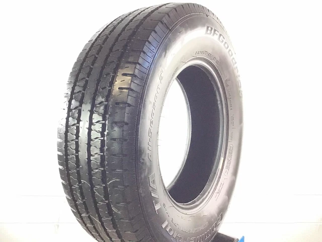 LT E245/75R17 BFGoodrich Commercial T/A A/S 2 121 R Used 9/32nds
