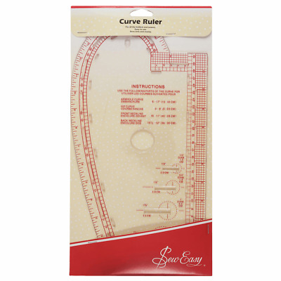 Sew Easy Regla Curvado - 13.875 X 7.375in (NL4196)