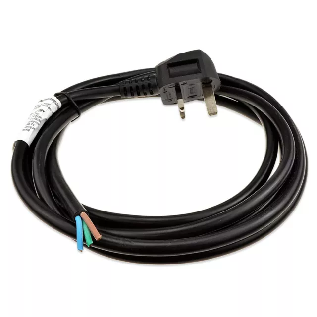 Electric Mains Flex Cable Five Metre Wire 13A Amp C/W Moulded 3 Pin Uk Plug