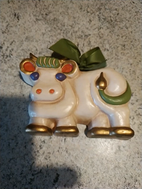 THUN Formella Vintage Mucca Originale Senza Scatola