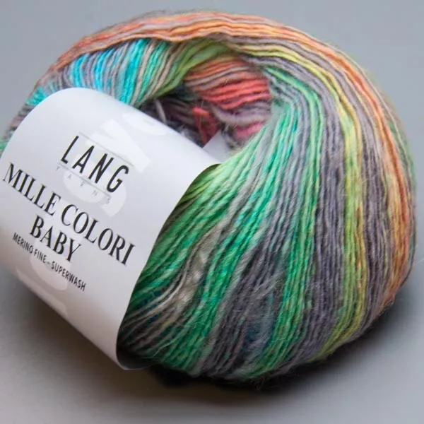 Lang Yarns Mille Colori Baby 151 - LL 190m / 50g - Nadelstärke 3