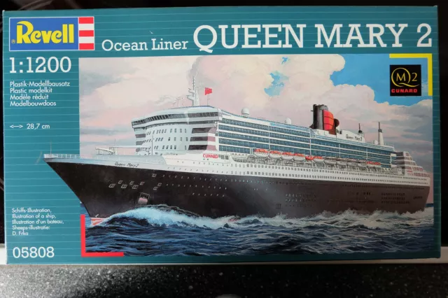 Revell 05808 Ocean Liner QUEEN MARY 2 1/1200 | Wie Neu | OVP