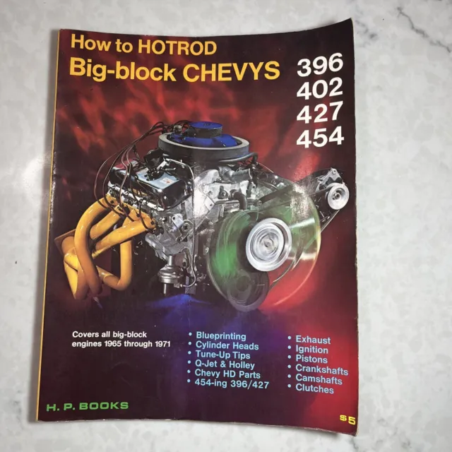 How To Hotrod Big-Block Chevys - Bill Fisher & Bob Waar 1977 Paperback