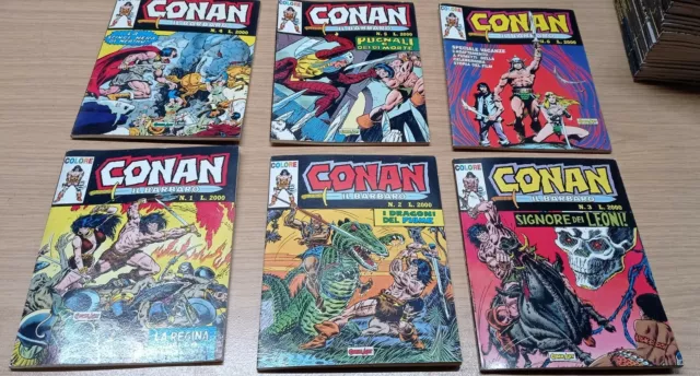 37 albi fumetti Conan Il Barbaro - Colore - Sequenza dal N 1 al 37  - Comic Art