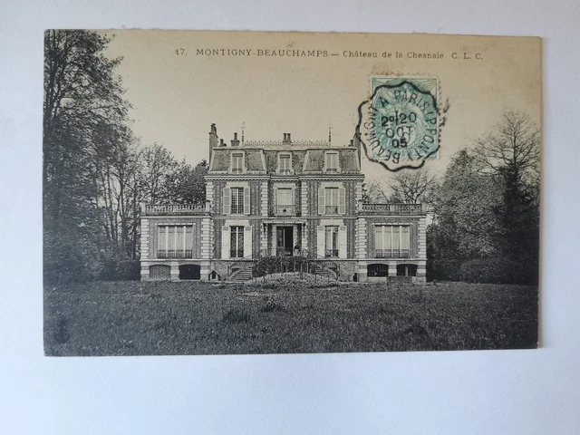 CPA 95 MONTIGNY-BEAUCHAMPS - Château de la Chesnaie