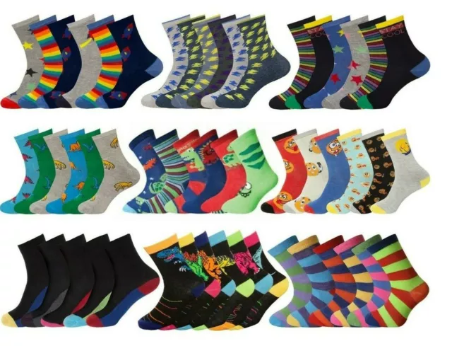 3 6 paia calzini alla caviglia ragazzi ragazze bambini bambini personaggio design multicolore