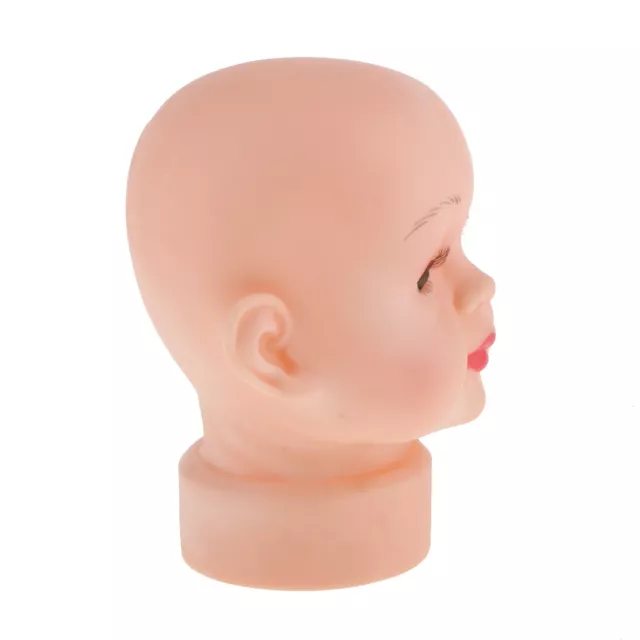 Kinder Baby Styropor Mannequin-Kopf Modellkopf Mannequin Perücke Haar Hut 3