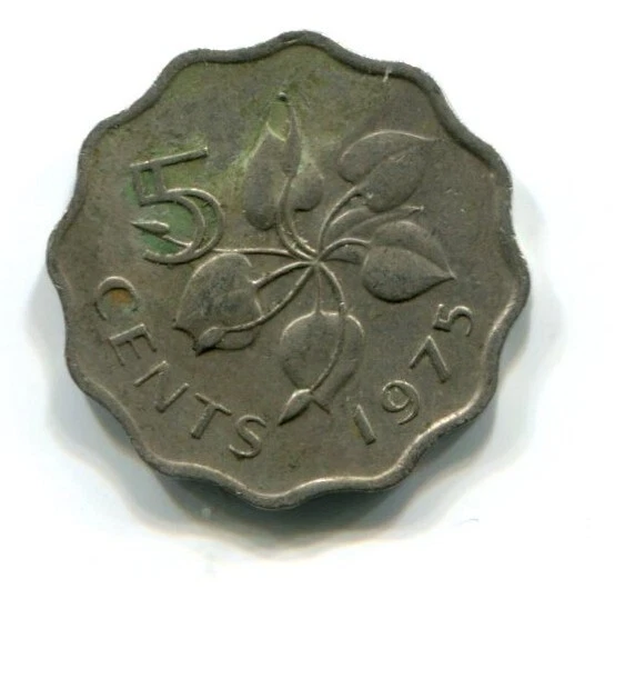 1975 Swaziland 5 Cent Coin (b731-23)