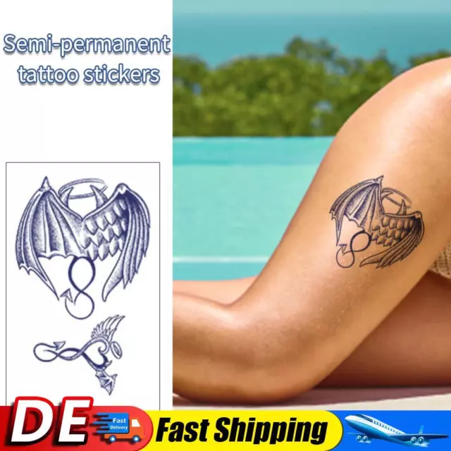 8 Stück wasserdichte Beauty-Tattoo-Aufkleber semi-permanent für Erwachsene (110