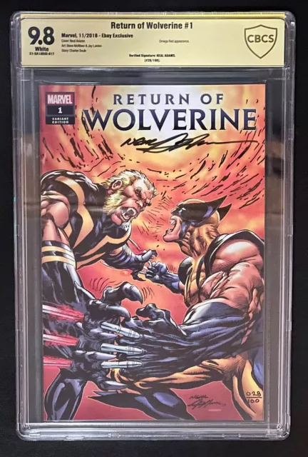 Return of Wolverine #1 CBCS 9.8 Neal Adams Variant SIGNED Comic Book X-men