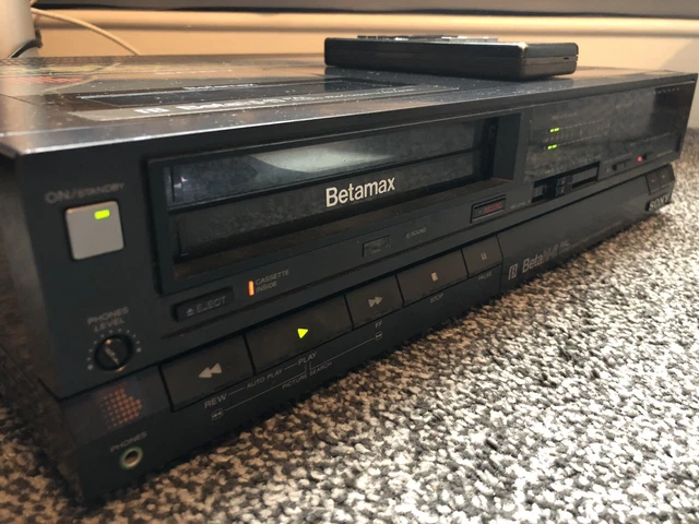 SONY SL-HF100 VCR Beta hi-fi Betamax Video Cassette Tape Recorder ...