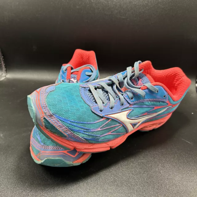 MIZUNO WAVE PROPHECY 8 Women s Running Shoes Blue Silver Pink