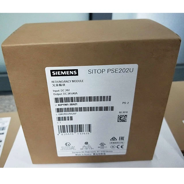NEW SIEMENS 1PC In Box Redundancy Module 6EP1 961-3BA21 6EP1961-3BA21