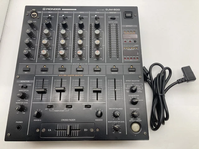 Used Pioneer DJM 500 DJ Mixer 4-channel Mixer  Body Only