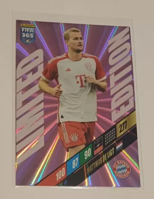 Carte LIMITED EDITION DE LIGT Bayern Munich PANINI ADRENALYN XL FIFA 365 2024