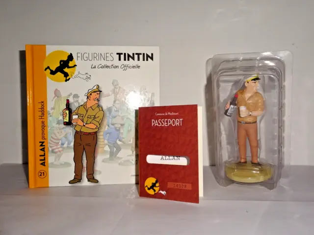 Figurine TINTIN Collection officielle n°21 - Allan provoque Haddock
